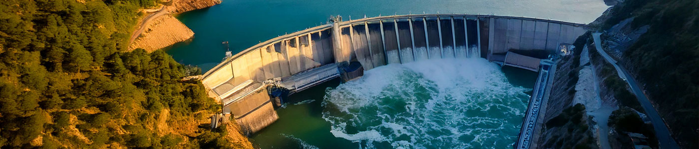 water quality monitored at a dam ai image